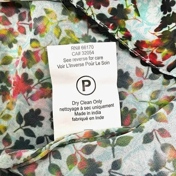 Anthropologie x Bhanuni by Jyoti Libra Embroidered Dress Size XS / S Floral - Picture 11 of 11